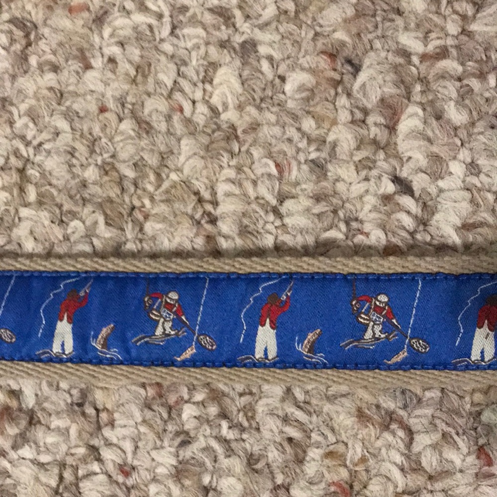 Thomas Bates Fly Fishing Ribbon Belt - Picture 2 of 3